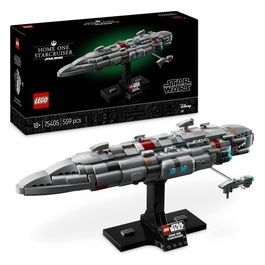 Star Wars 75405 Starcruiser Home One, Modellino da Costruire di Astronave da Collezione con Fregata Medica Nebulon-B, Idea Regalo di Compleanno per Adulti, Uomo e Donna da Il Ritorno dello Jedi