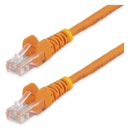 Startech 0.5m Arancione Cat5e Cavo Snagless Ethernet Cavo - utp