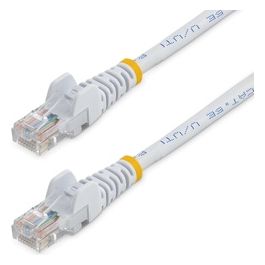 Startech 0.5m Bianco Cat5e Cavo Snagless Ethernet Cavo - utp