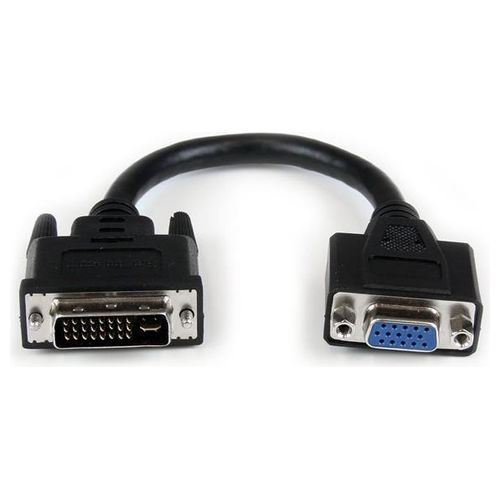 StarTech Adattatore cavo DVI a VGA da 20 cm - DVI-I maschio a VGA femmina
