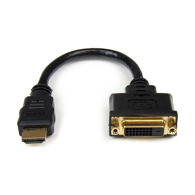 StarTech Adattatore cavo video HDMI® a DVI-D da 20 cm - HDMI maschio a DVI femmina