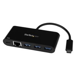 Startech Adattatore Hub di Rete Usb-C a Ethernet a 3 Porte con Power Delivery