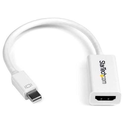 StarTech Adattatore mini DisplayPort™ a HDMI® 4k a 30Hz - Convertitore attivo  mDP 1.2 a HDMI 1080p per Mac Book Air® / Mac Book Pro® - Bianco