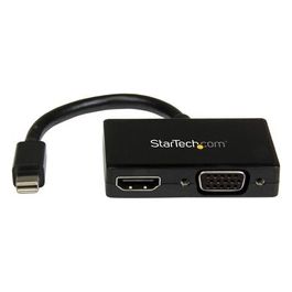 StarTech Adattatore Mini DisplayPort a HDMI e VGA Convertitore audio/video da viaggio mDP 2 in 1 1920x1200 / 1080p