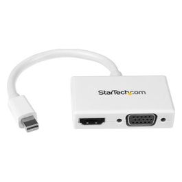 StarTech Adattatore Mini DisplayPort a HDMI e VGA Convertitore audio/video da viaggio mDP 2 in 1 1920x1200 / 1080p bianco