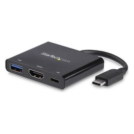 Adattatore multifunzione USB-C a HDMI 4K con fornitura di alimentazione e porta USB-A