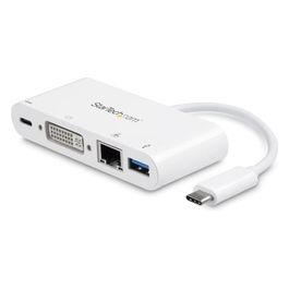 StarTech Adattatore Multiporta per Portatili Usb-C Power Delivery DVI GbE Usb 3.0