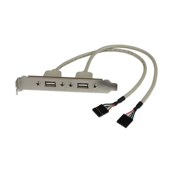 StarTech Adattatore piastra slot USB A femmina 2 porte