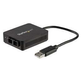 Startech Adattatore di Rete Usb 2.0 a Fibre Ottiche Convertitore SFP con Slot Aperto 2km