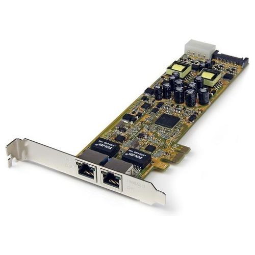 StarTech Adattatore scheda di rete PCIe Ethernet Gigabit PCI Express a due porte - PoE/PSE