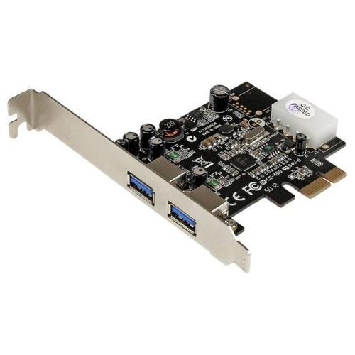 StarTech Adattatore scheda SuperSpeed USB 3.0 con 2 porte PCI Express (PCIe) con UASP - Alimentazione LP4