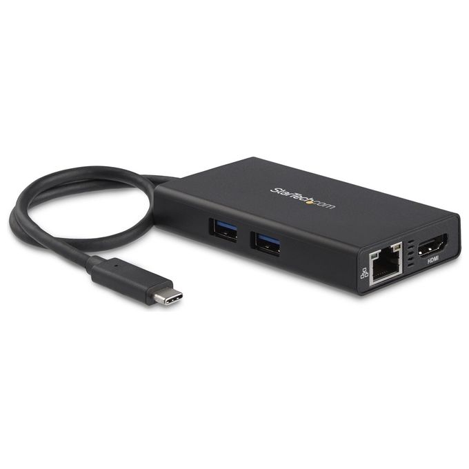 Startech Adattatore USB-C Multiporta per Portatili - Power Delivery - HDMI 4K - USB 3.0