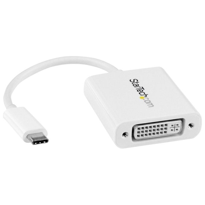 Startech adattatore video usb-c a dvi - bianco