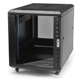 StarTech Armadio server rack chiuso a ribalta 12U 90 cm con ruote