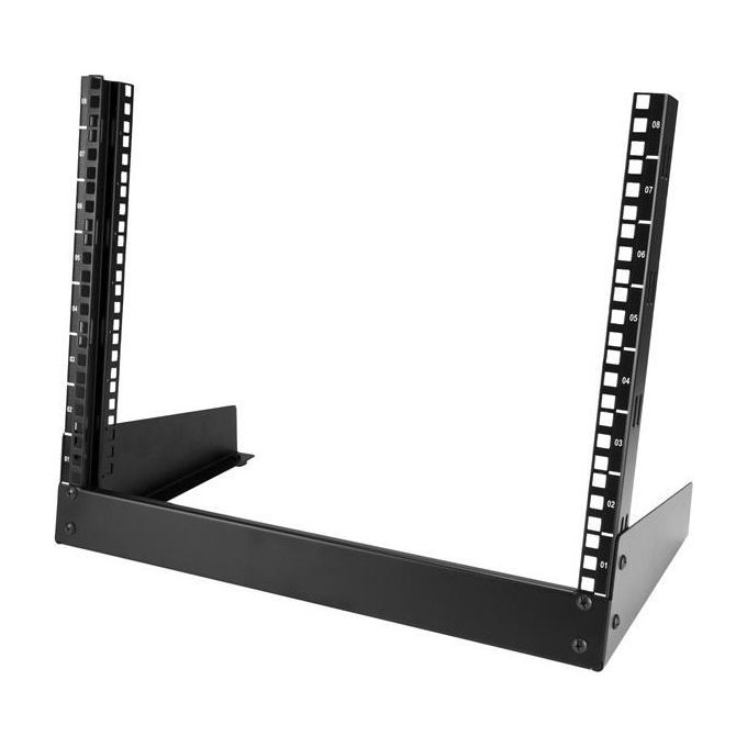 Startech Armadio Server Rack con 2 Staffe a Telaio Aperto 8U