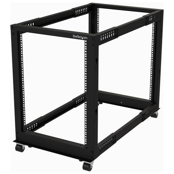 Startech Armadio Server Rack a Telaio Aperto 15U 4 Staffe Profontita' Regolabile