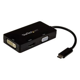 Startech - Audio Video 3-in-1 Video Converter - usb type c to vga dvi or hdmi - 4k