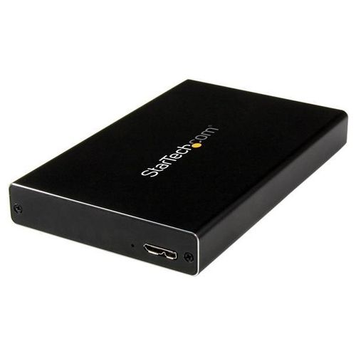 StarTech Box Esterno Universale per disco rigido SATA III da 2,5'' USB 3.0 Case SSD/HDD portabile SATA 6 Gbps supporto UASP