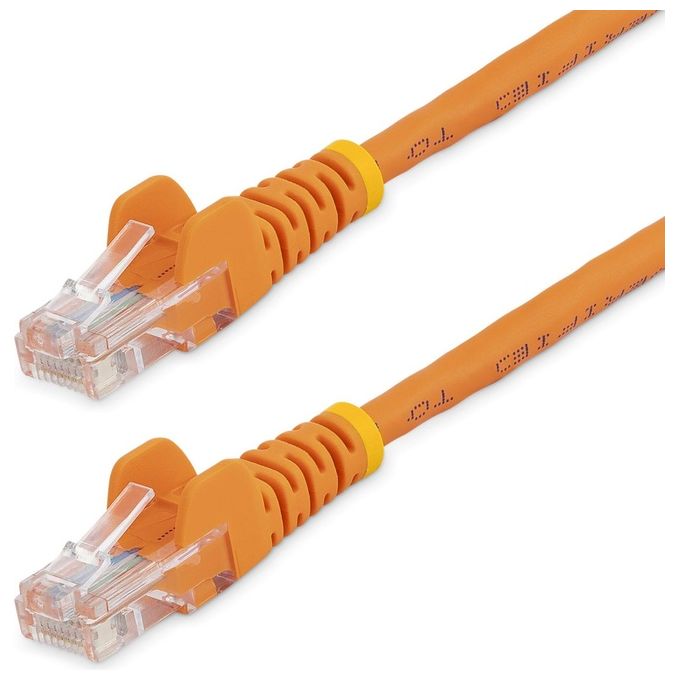 StarTech Cable Cavo Patch Utp Cat5e Rj45 Antigroviglio 2mt Arancione