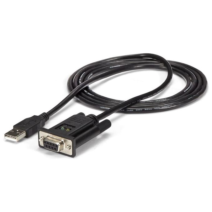 StarTech Cavo adattatore seriale DCE 1 porta USB a RS232 DB9 null modem con FTDI
