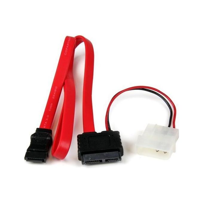 StarTech Cavo Adattatore Slim Sata A Sata E Alimentazione Lp490cm