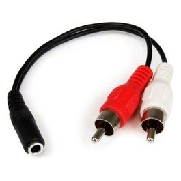 StarTech Cavo Audio Stereo Mini Jack Femmina da 3 5mm a 2 Rca Maschio