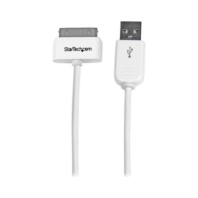 StarTech Cavo connettore dock Apple® 30 pin da 1 m a USB per iPhone / iPod / iPad con connettore a gradino