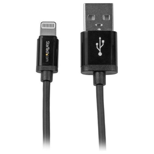 StarTech Cavo connettore lightning a 8 pin Apple® nero a USB da 1m per iPhone / iPod / iPad