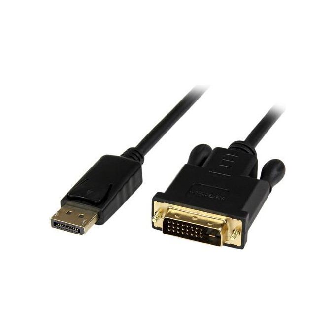 StarTech Cavo convertitore adattatore attivo DisplayPort a DVI da 91 cm – DP a DVI 1920x1200 - Nero