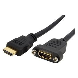 StarTech Cavo HDMI Standard per montaggio a pannello da 91 cm - F/M