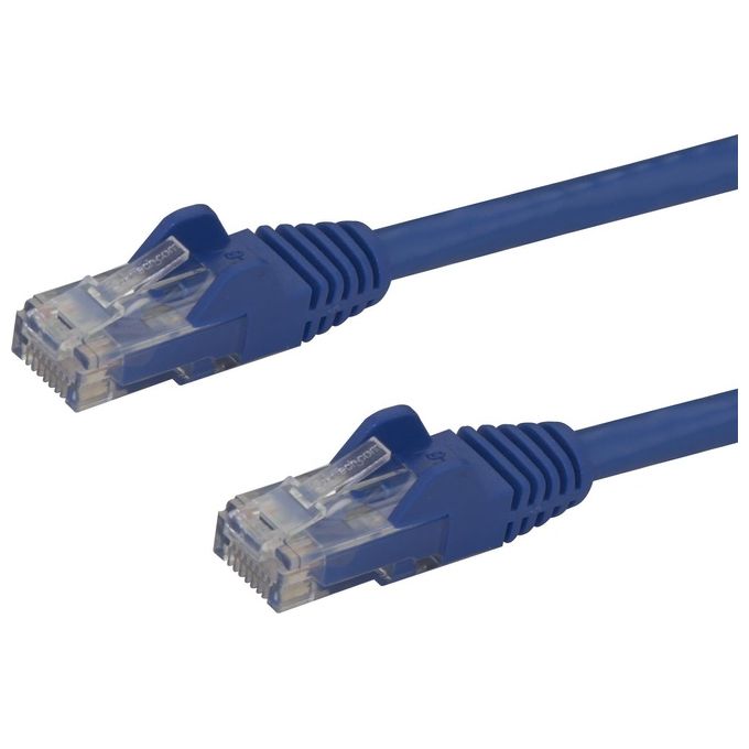 StarTech Cavo Patch Antigroviglio Utp Rj45 Cat6 Gigabit Blu 1m