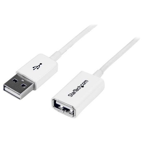 StarTech Cavo di prolunga USB 2.0 da 2 m A ad A - M/F, colore bianco