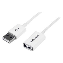 StarTech Cavo di prolunga USB 2.0 da 1 m A ad A - M/F, colore bianco