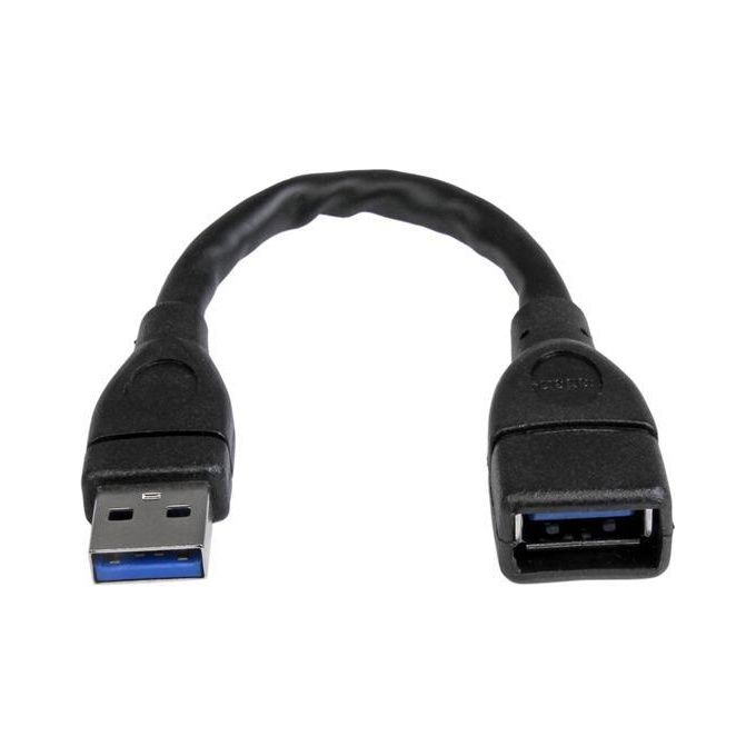 StarTech Cavo prolunga USB 3.0 Tipo A da 15 cm da A ad A M/M