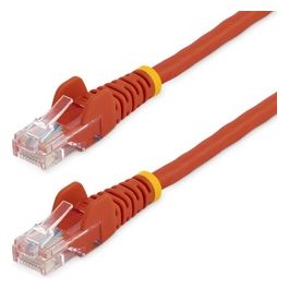 StarTech Cavo di rete CAT 5e - Cavo Patch Ethernet RJ45 UTP Rosso da 1m antigroviglio