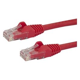 Startech Cavo di Rete Rosso Cat 6 UTP Ethernet Gigabit RJ45 Antigroviglio 50cm