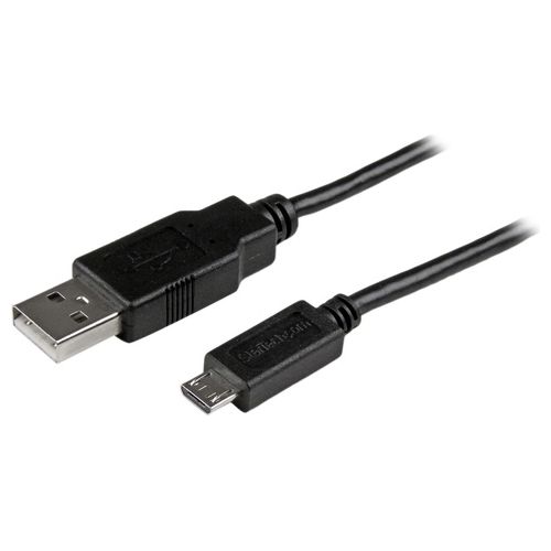 StarTech Cavo di sincronizzazione e di ricarica USB a Micro USB - Cavetto slim per Smartphone e Tablet A a Micro B slim da 50 cm
