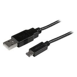 StarTech Cavo di sincronizzazione e di ricarica USB a Micro USB - Cavetto slim per Smartphone e Tablet A a Micro B slim da 3m