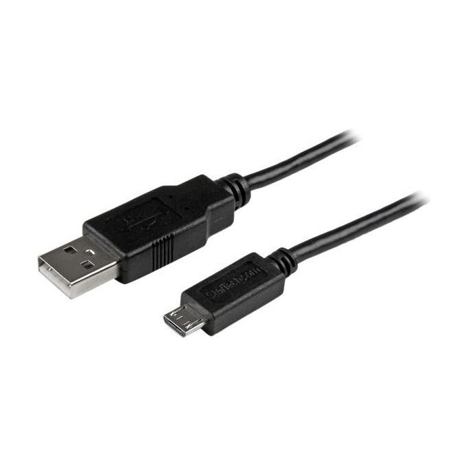 StarTech Cavo di sincronizzazione / ricarica USB a Micro USB - Cavo slim per Smartphone A a Micro B -15cm