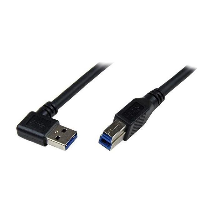 StarTech Cavo Usb 3.0 Superspeed Da 1 M Ner -angolare Destro A A B