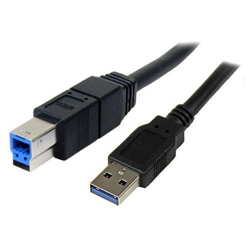 StarTech Cavo USB 3.0 SuperSpeed 3 m A a B - M/M, colore nero