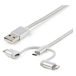 Startech Cavo Usb-C Multi Carica Lightning Usb Micro-B da 1mt