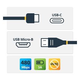 Startech Cavo Usb-C a Micro-B M/M 2mt