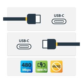 Startech Cavo Usb C Maschio 2mt Bianco
