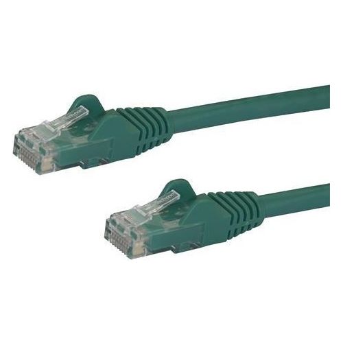 StarTech.com 1m Cat6 Green Snagless Gigabit Ethernet Rj45 cavo maschio maschio