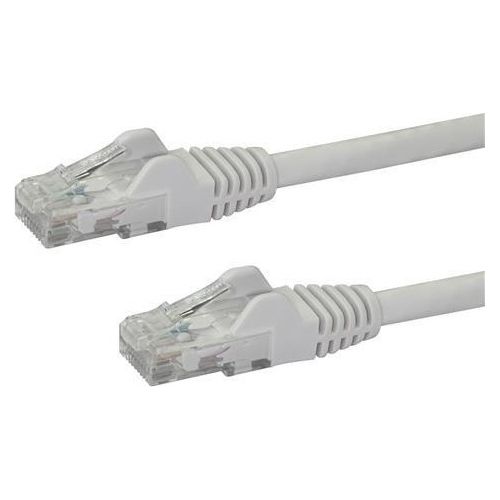 StarTech.com 1m Cat6 White Snagless Gigabit Ethernet Rj45 cavo maschio maschio