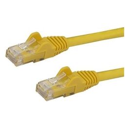 StarTech.com 2m Cat6 Yellow Snagless Gigabit Ethernet Rj45 cavo maschio maschio