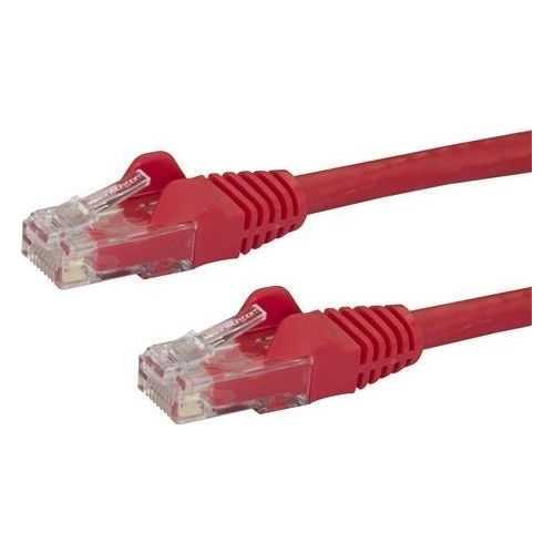 StarTech.com 2m Cat6 Red Snagless Gigabit Ethernet Rj45 cavo maschio maschio