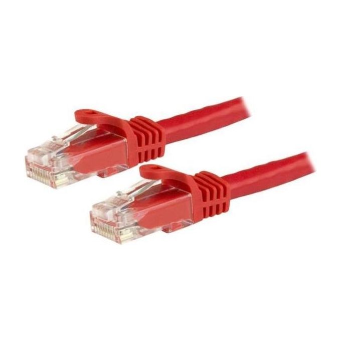 StarTech.com 2m Cat6 Red Snagless Gigabit Ethernet Rj45 cavo maschio maschio