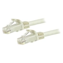 StarTech.com 3m Cat6 White Snagless Gigabit Ethernet Rj45 cavo maschio maschio